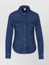 Liu •jo Denim Shirt With Crystals And Studs