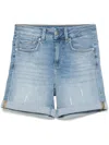 Liu •jo Denim Shorts In Blue