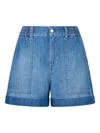 Liu •jo Denim Shorts In Blue
