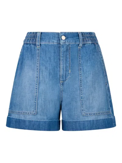 Liu •jo Denim Shorts In Blue