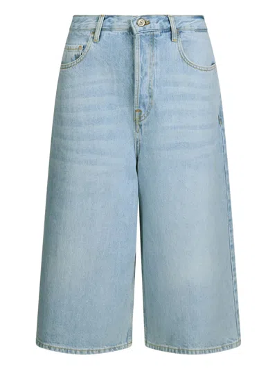 Liu •jo Denim Shorts In Blue
