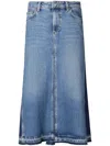 Liu •jo Denim Skirt In Blue