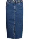 Liu •jo Denim Skirt In Blue