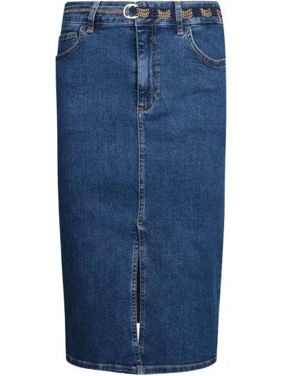 Liu •jo Denim Skirt In Blue