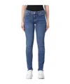 Liu •jo Denim Trousers With Belt Loops In Blue