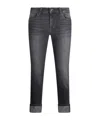 Liu •jo Denim Trousers With Belt Loops In Blue