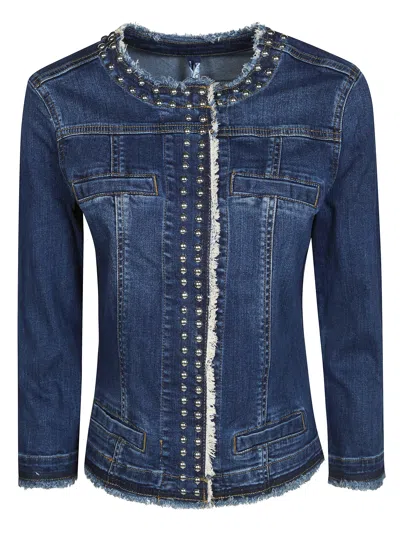 Liu Jo Denim Women's Kate Denim Jacket - Ss26 In Blue