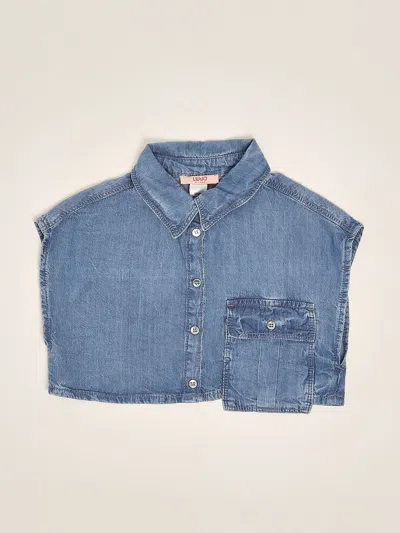 Liu •jo Kids' Devon Shirt Shirt In Blue