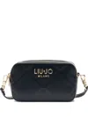 Liu •jo Diamond-pattern Cross Body Bag In Black