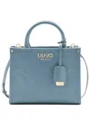 Liu •jo Diamond-pattern Tote Bag In Blue