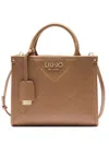 Liu •jo Diamond-pattern Tote Bag In Brown