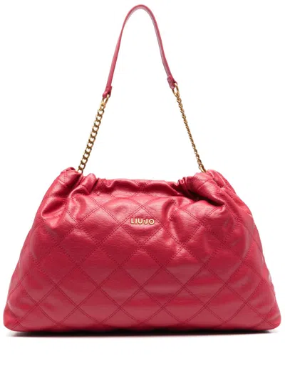 LIU •JO DIAMOND-QUILTING SHOULDER BAG