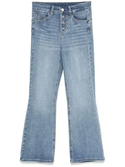 LIU •JO DISTRESSED BLUE JEANS