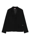 Liu •jo Double-breasted Blazer In Black