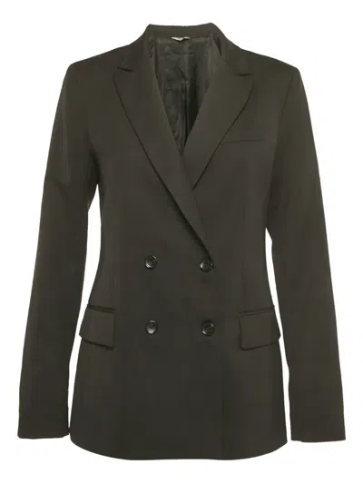 Pre-owned Liu •jo Double-breasted Blazer In Black