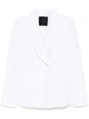 Liu •jo Doppelreihiger Blazer In Weiss