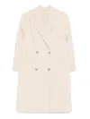 Liu •jo Double-breasted Buttoned Coat In Pink