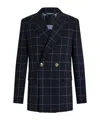 Liu •jo Double-breasted Check Blazer