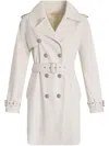 Liu •jo Liu Jo Double-breasted Trench Coat With Detachable Waist Belt
