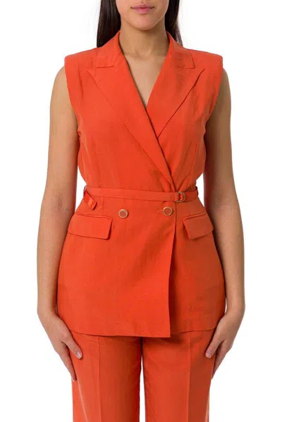 LIU •JO DOUBLE-BREASTED WAISTCOAT