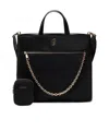 Liu •jo Double Handle Shoulder Bag In Black
