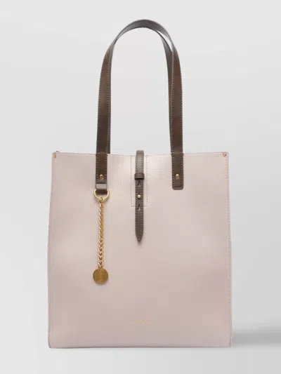 Liu •jo Double Strap And Dual Handle Shoulder Bag In Beige