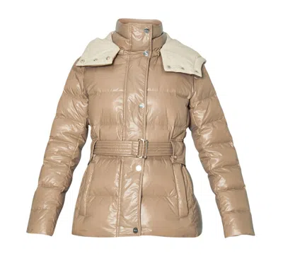 Liu •jo Down Jacket In Neutral