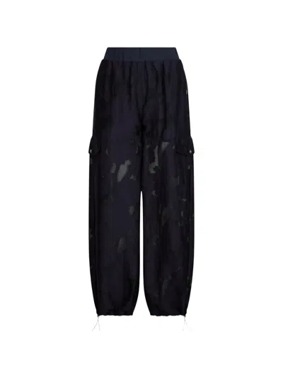 Liu •jo Drawstring Pants In Blue