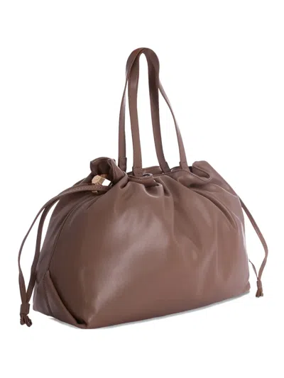 Liu •jo Drawstring Shoulder Bag In Brown