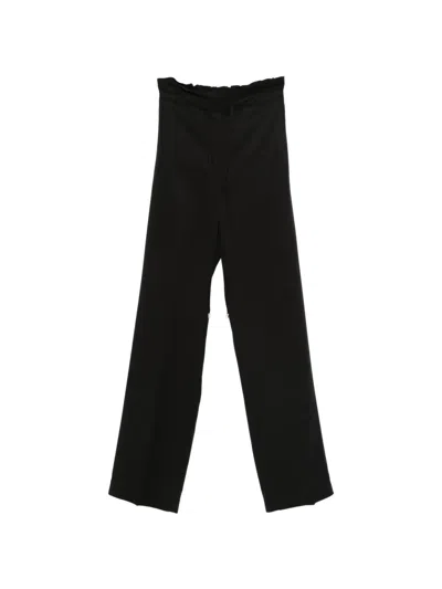 Liu •jo Drawstring Trousers In Black