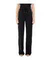 Liu •jo Drawstring Trousers In Black