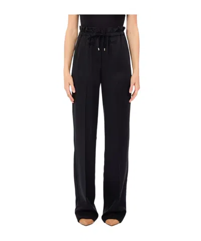 Liu •jo Drawstring Trousers In Black