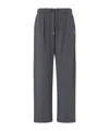 Liu •jo Drawstring Trousers In Gray