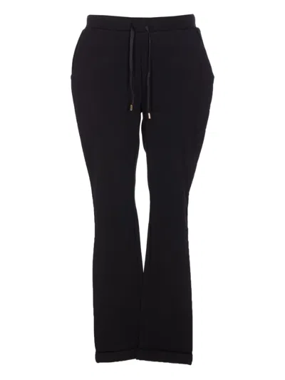 Liu •jo Drawstring-waist Trousers In Black