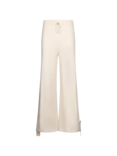 Liu •jo Drawstring-waistband Track Pants In Neutral