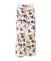 Liu •jo Liu Jo Drawstring Wide Leg Trousers In Multi