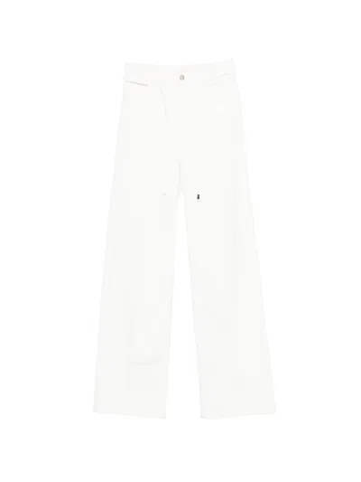 Liu •jo Drawstring-fastening Jeans In White
