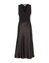Liu •jo Abito Lungo Con Gilet In Black