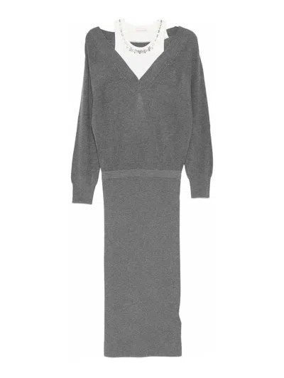 Liu •jo Dress In Gray