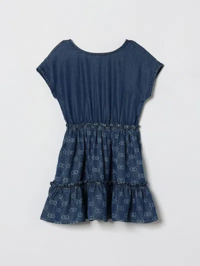 Liu •jo Liu Jo Dress Kids Color Denim In Blue