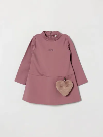 Liu •jo Liu Jo Dress Kids Color Wisteria In Pink