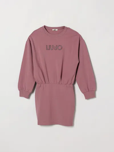 Liu •jo Liu Jo Dress Kids Color Wisteria In Pink
