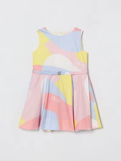 Liu •jo Dress Liu Jo Kids Color Multicolor In Pink