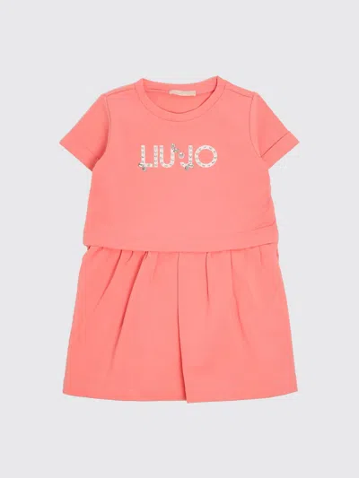 Liu •jo Liu Jo Dress Kids Color Coral In Orange