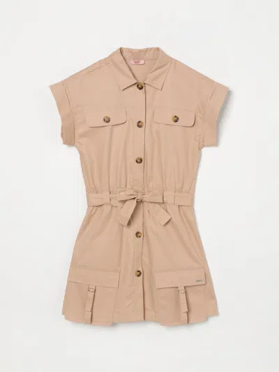 Liu •jo Kids' Kleid Liu Jo Kinder Farbe Beige