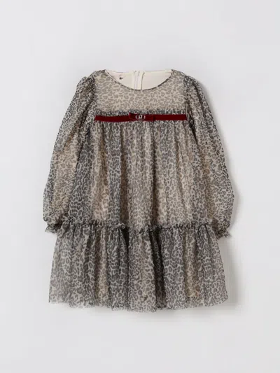 Liu •jo Dress Liu Jo Kids Color Beige In Gray