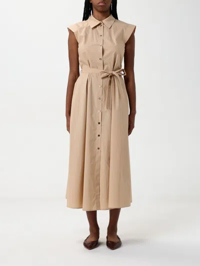 LIU •JO DRESS LIU JO WOMAN COLOR BEIGE,G66798022