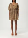 Liu •jo Liu Jo Animalier V-neck Mini Dress