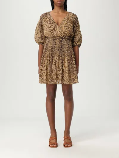 LIU •JO DRESS LIU JO WOMAN COLOR BEIGE,G80657022