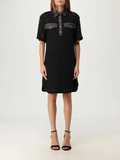 LIU •JO DRESS LIU JO WOMAN COLOR BLACK,H28180002
